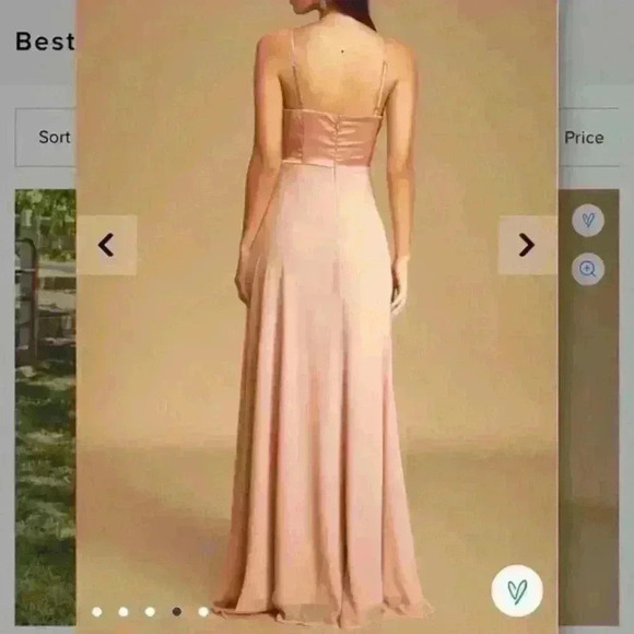 Lulus Best Part Of Me Blush Satin Bustier Maxi Dress - Picture 3 of 9